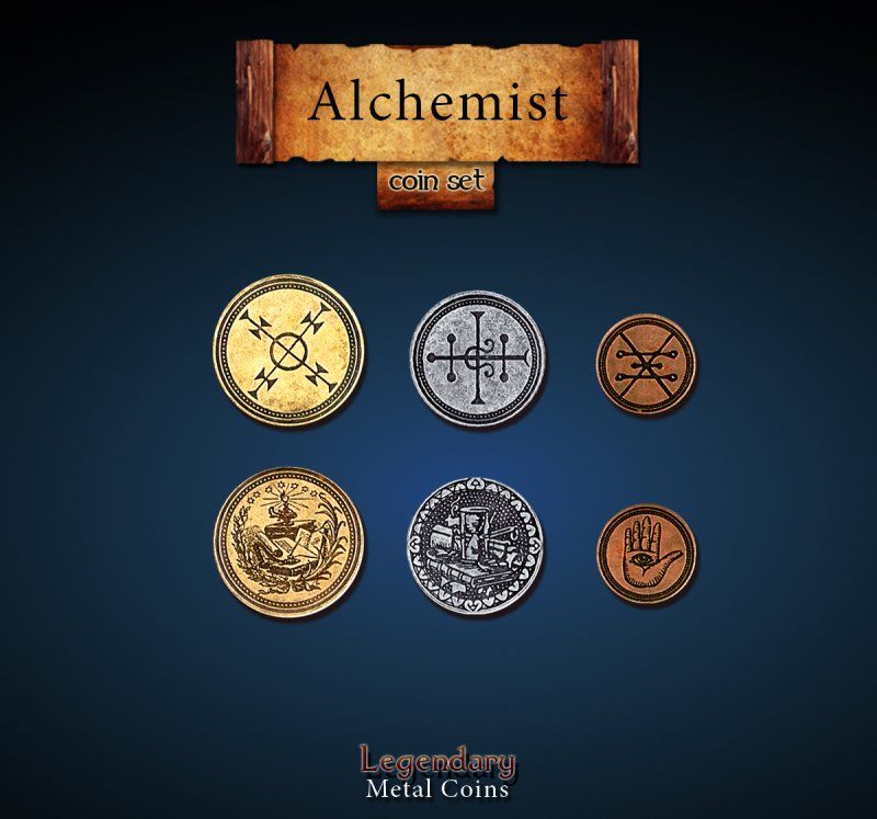 Alchemist Coin Set (24 Stück)