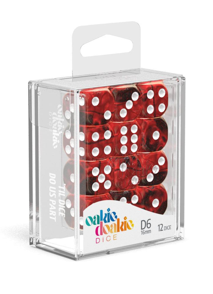 D6 Dice 16 mm Gemidice - Vampire (12) D6 Dice 16 mm Gemidice - Vampire (12)