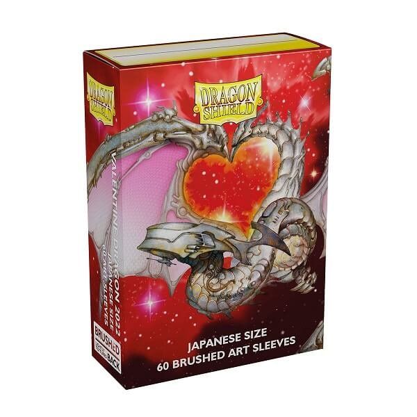 Japanese Sleeves Brushed Art Valentine Dragons 2022