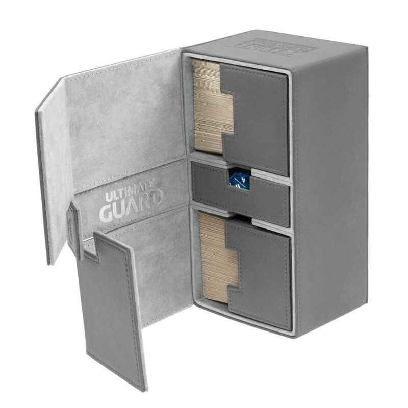 Twin Flip´n´Tray Deck Case 200+ Standard Size XenoSkin Grey