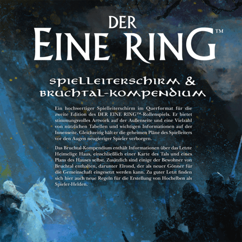 Der Eine Ring Spielleiterschirm & Bruchtal-Kompendium (DEU)