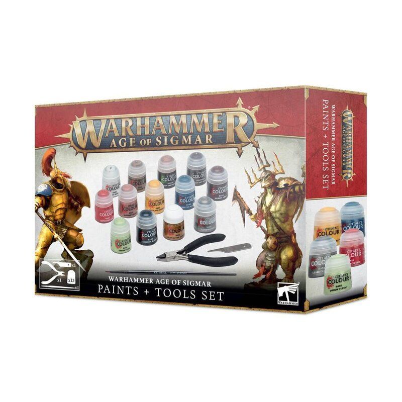 Age of Sigmar Paints + Tools (80-17)