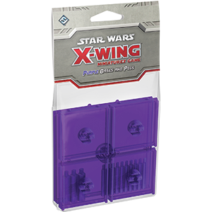 X-Wing - Bases and Pegs Purple