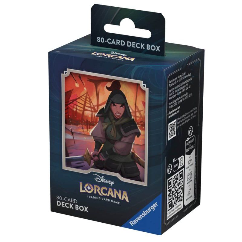 Lorcana - Aufstieg der Flutgestalten - Deck Box Mulan Lorcana - Aufstieg der Flutgestalten - Deck Box Mulan