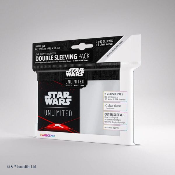 Star Wars Unlimited Art Sleeves Space Red 1