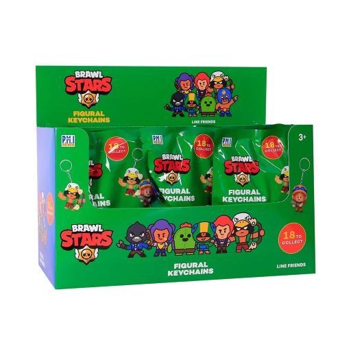 Brawl Stars 1 Figuren-Schlüsselanhänger Überraschungsbeutel (Serie 1)