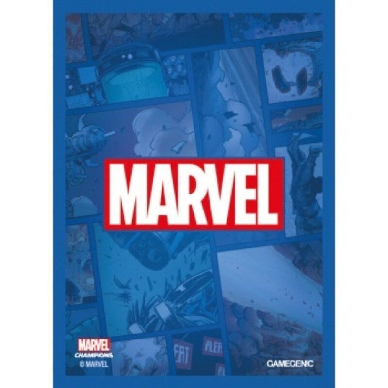 Marvel Champions Art Sleeves - Marvel Blue (50+1 Sleeves) Marvel Champions Art Sleeves - Marvel Blue (50+1 Sleeves)